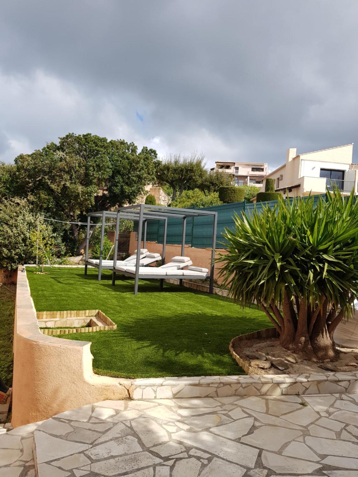 Villa Mit Grossartigem Panoramablick Auf Das Meer Und Direkt Am Pool Ла Круа-Вальме Экстерьер фото